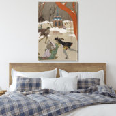 Skaten auf dem Frostsee Leinwanddruck (Insitu (Schlafzimmer))