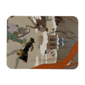 Skaten auf dem Frostsee Magnet (Horizontal)