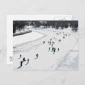 Skaten auf dem Rideau-Kanal - Postkarte (Vorne/Hinten)