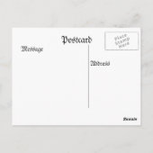 Skaten auf dem See Postkarte (Rückseite)