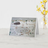 Skaten auf dem Silberteich Karte (Gelbe Blume)