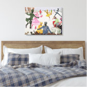 Skaten auf Dünneis Leinwanddruck (Insitu (Schlafzimmer))