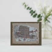 Skaten auf Gristmill Pond Postkarte (Stehend Vorderseite)