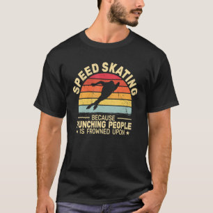 Skaten beschleunigen, weil das Punching von Person T-Shirt