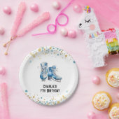 Skaten Birthday Plate, Ice-Skaten-Party Pappteller (Party)