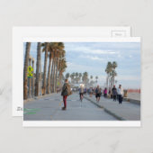 Skaten bis Strand von Venedig Postkarte (Vorne/Hinten)