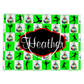 SKATEN-CHRISTMAS-GIFT-BAG "personalisierte BILDER" Große Geschenktüte (Rückseite)