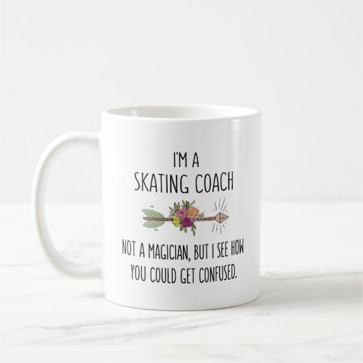 Skaten Coach Ice Abbildung Kaffeetasse (Links)