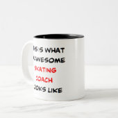 Skaten-Coach, phantastisch Zweifarbige Tasse (Vorderseite Links)