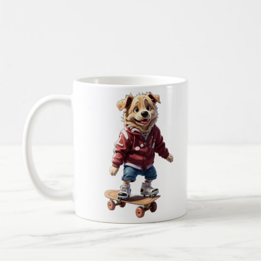 Skaten Dog Kaffeetasse (Links)