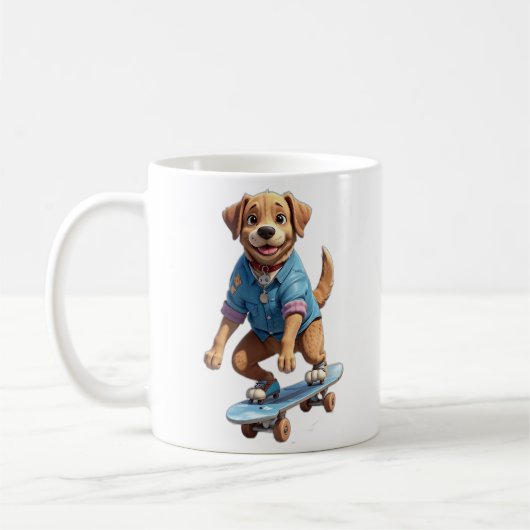 Skaten Dog Kaffeetasse (Links)