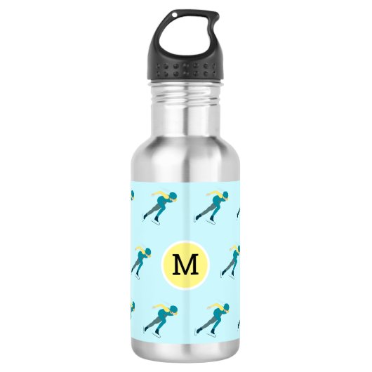 Skaten Edelstahlflasche (Vorderseite)