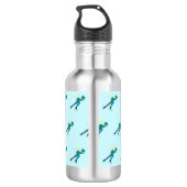 Skaten Edelstahlflasche (Rückseite)