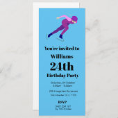 Skaten Einladung (Vorne/Hinten)