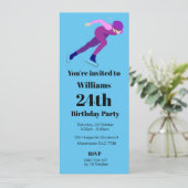 Skaten Einladung (Stehend Vorderseite)