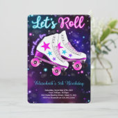 Skaten-Einladung Einladung (Stehend Vorderseite)