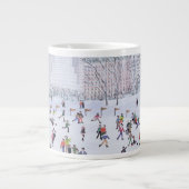 Skaten-Eisbahn Central Park New York 1994 Jumbo-Tasse (Vorderseite)
