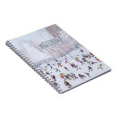 Skaten-Eisbahn Central Park New York 1994 Notizblock (Rechte Seite)