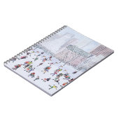 Skaten-Eisbahn Central Park New York 1994 Notizblock (Linke Seite)