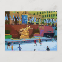 Skaten-Eisbahn, Rockefeller-Mitte, New York City