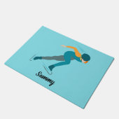 Skaten Fußmatte (Schrägansicht)