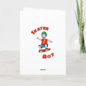 Skaten-Geburtstag Karte (Rückseite)