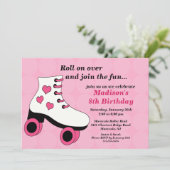 Skaten-Geburtstags-Party Einladung (Stehend Vorderseite)