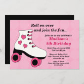 Skaten-Geburtstags-Party Einladung (Vorne/Hinten)