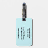 Skaten Gepäckanhänger (Rückseite vertikal)