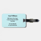 Skaten Gepäckanhänger (Rückseite horizontal)