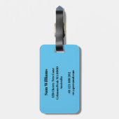 Skaten Gepäckanhänger (Rückseite vertikal)