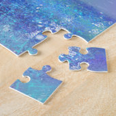 Skaten Girl mit Weihnachtsbaum Wintermärchen Puzzle (Seite)