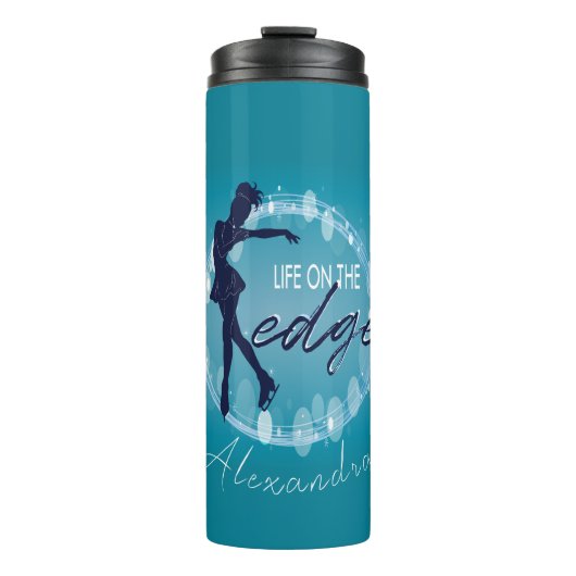 Skaten Girls "Life on edge" Thermosbecher (Vorderseite)