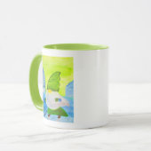 Skaten Gnome Tasse (Vorderseite Links)