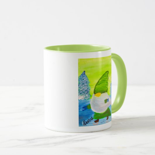 Skaten Gnome Tasse (VorderseiteRechts)