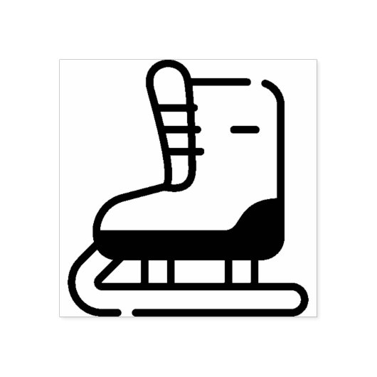 Skaten Gummistempel (Prägung)