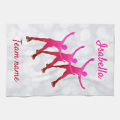 Skaten Handtuchhalterung rosa bis rot Geschirrtuch (Horizontal)