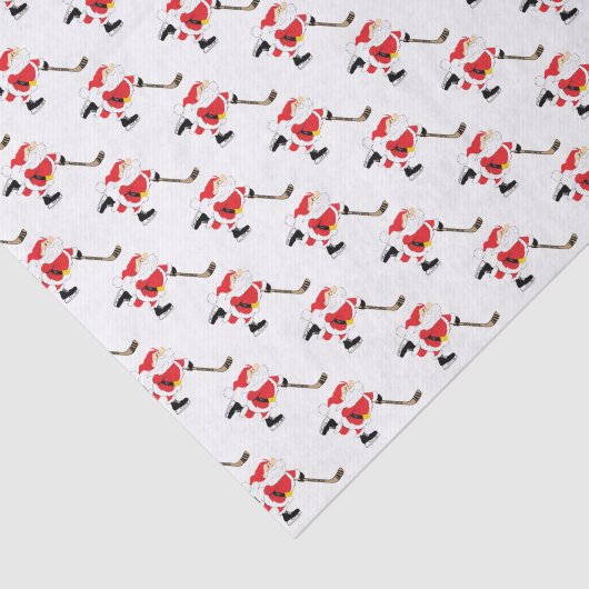 Skaten Hockey Santa Seidenpapier (Ausschnitt)