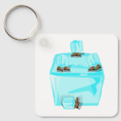 Skaten Ice Cubes Schlüsselanhänger (Vorderseite)