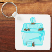 Skaten Ice Cubes Schlüsselanhänger (Vorderseite)