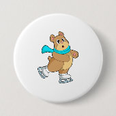 Skaten-Ice-Skate Button (Vorderseite)