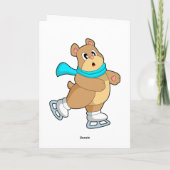 Skaten-Ice-Skate Karte (Rückseite)