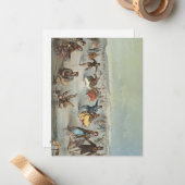 Skaten im Central Park, New York Mitteilungskarte (Vorderseite/Rückseite Beispiel)