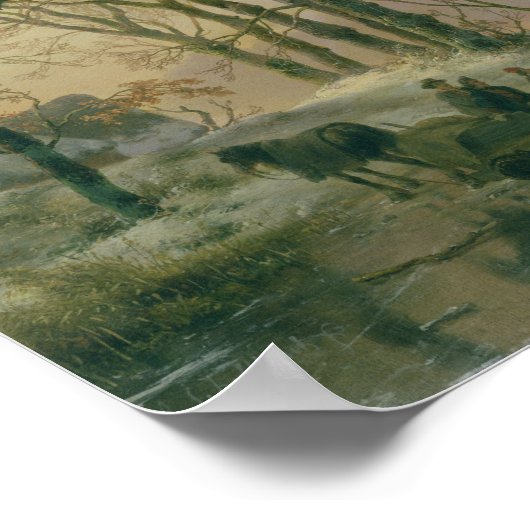 Skaten in Holland Poster (Ecke)