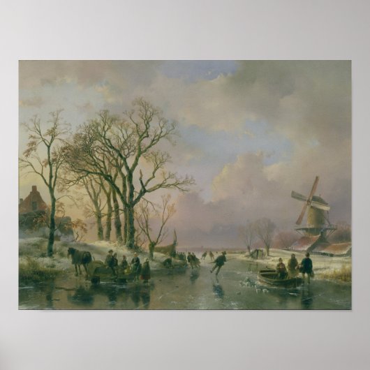 Skaten in Holland Poster (Vorne)