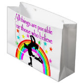 SKATEN IST MEIN LEBEN GROßE GESCHENKTÜTE (Vorderseite Schrägansicht)