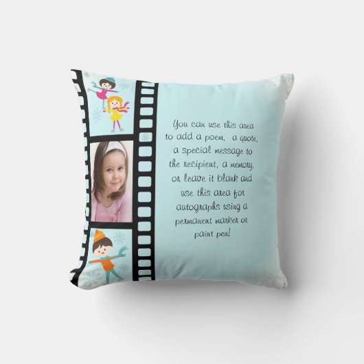 Skaten-Kissen für das benutzerdefinierte Foto Kissen (Vorderseite)