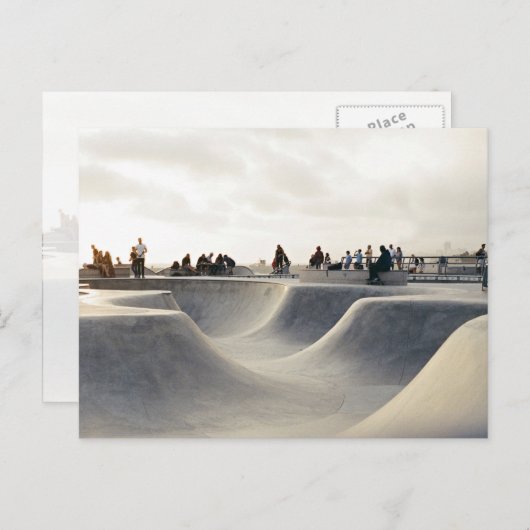 Skaten-Kurs Postkarte (Vorne/Hinten)