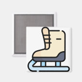 Skaten Magnet (Vorderseite/Rückseite)