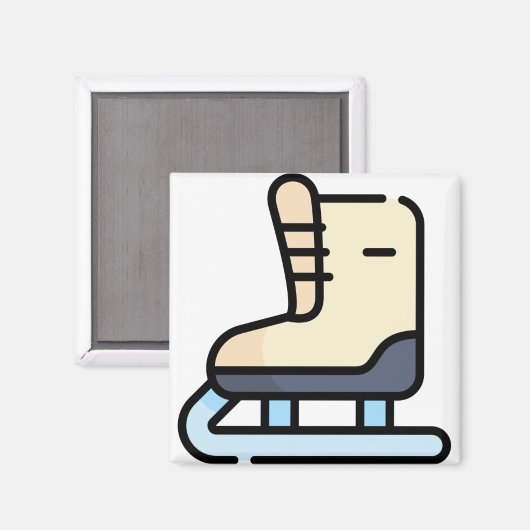 Skaten Magnet (Vorderseite/Rückseite)